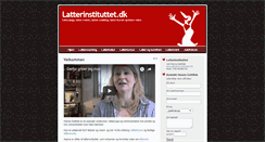 Desktop Screenshot of latterinstituttet.dk